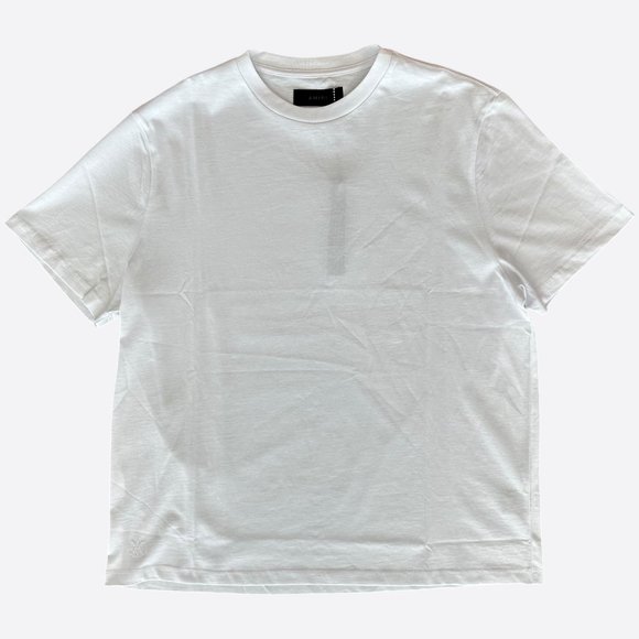 Amiri White Mini MA Logo Embroidered T-Shirt